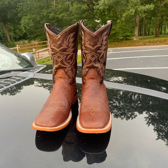 JB Dillon Shoes Jb Dillon Ostrich Cowboy Boots Poshmark